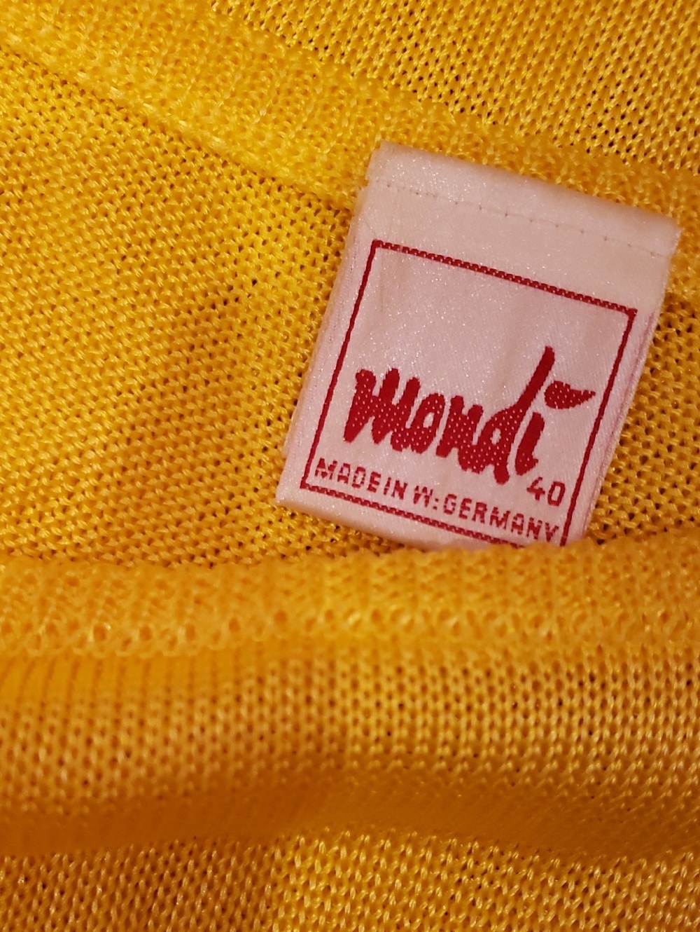 Mondi Yellow Knit Top - Bright Yellow